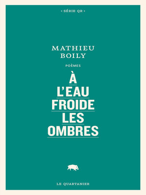 cover image of À l'eau froide les ombres